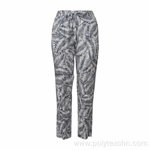 Women Loose printing Pockets Pants